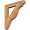 Ekena Millwork Funston Craftsman Rough Sawn Bracket, Western Red Cedar, 6"W x 46"D x 46"H BKT06X46X46FST04RWR - alternate 1